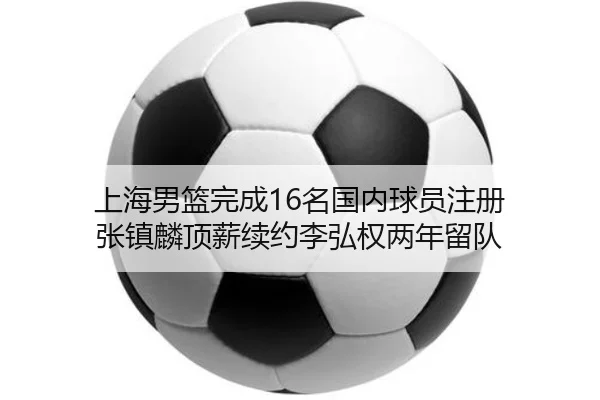 上海男篮完成16名国内球员注册 张镇麟顶薪续约李弘权两年留队